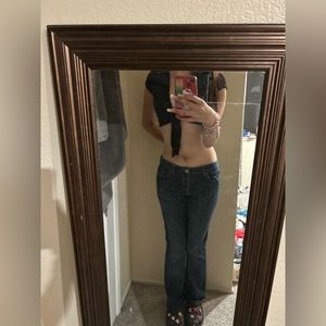 flared blue jeans 💙